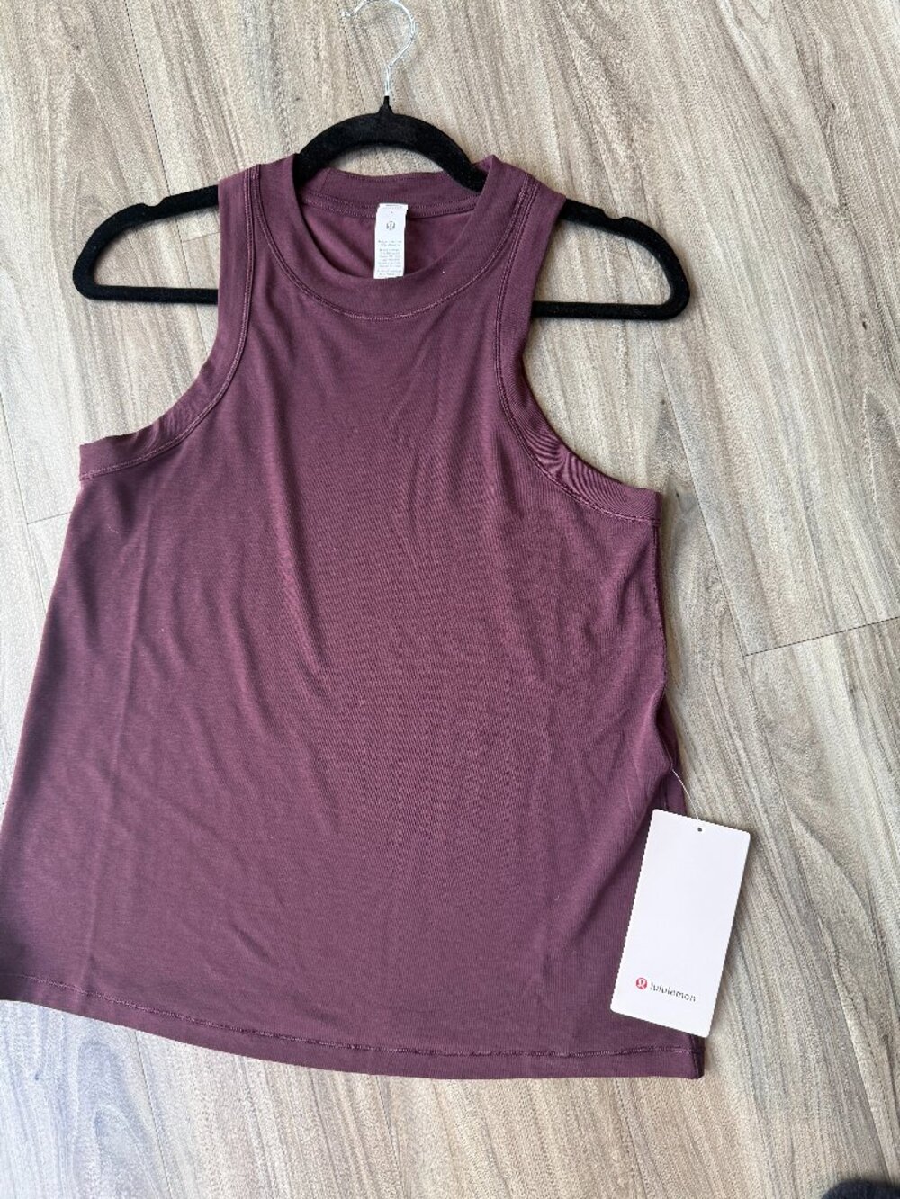 NWT Lululemon Jersey Training Tank Top Black Plum - multiple sizes